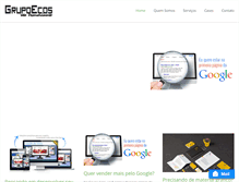 Tablet Screenshot of grupoecos.com.br