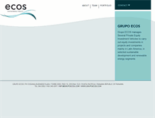 Tablet Screenshot of grupoecos.com